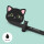 LEGAMI löschbarer Gelstift Kitty (Katze), Schwarz, 0,7 mm