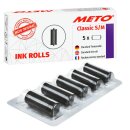METO Classic S/M Farbrollen schwarz, 5 Stück –...
