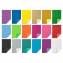 Glitter-Moosgummi Knorr Prandell CreaSoft 20 x 30 cm, 2...
