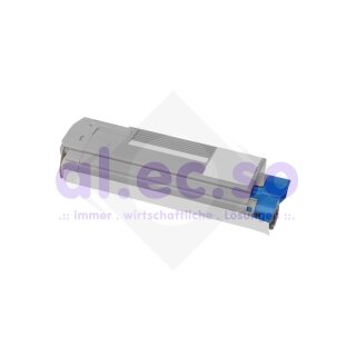Alecso Toner kompatibel zu Oki 43865721, Schwarz