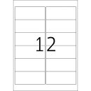 Wetterfeste Outdoor-Folienetiketten 99,1 x 42,3 mm,...