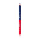 Kores TWIN Jumbo Lehrerbuntstift blau/rot - Dreikant, 6er-Pack