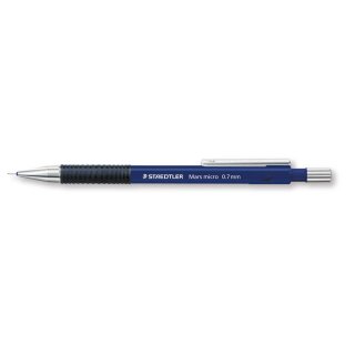 Staedtler Druckbleistift Marsmicro  0,7 mm, mit ISO-Code, blau