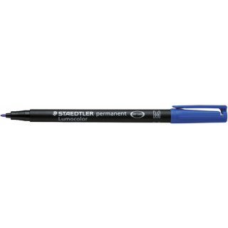 Folienschreiber, 0,8-1 mm, permanent, nachfüllbar, blau