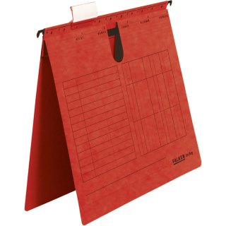 Hängehefter UniReg, für DIN A4, kaufmännische Heftung, 230g/qm-Kraftkarton, rot