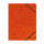 Herlitz Eckspanner easy orga A4,  Colorspan-Karton, intensiv orange mit 2 Gummiz&uuml;gen