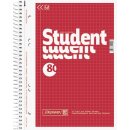 BRUNNEN Collegeblock A5 kariert mit Rand links, 80 Blatt