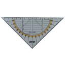 Geodreieck  transparent 14cm Hypothenuse