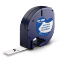 DYMO Schriftband LetraTag 91221 S0721660, 12 mm, schwarz...