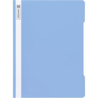 Brunnen Schnellhefter aus PP mit transparentem Vorderdeckel hellblau (Fb.32)