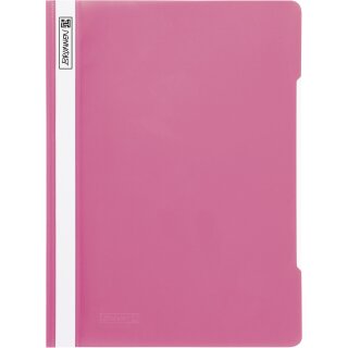 Brunnen hochwertiger Schnellhefter aus PVC- Folie, eosin/rosa  (Fb.26)