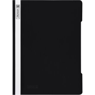 Brunnen hochwertiger Schnellhefter aus PVC- Folie, schwarz  (Fb.90)