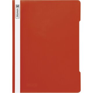 Brunnen hochwertiger Schnellhefter aus PVC- Folie, rot  (Fb.20)