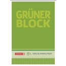 BRUNNEN Der Grüne Block A5 kariert, 50 Blatt, 60...