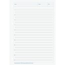 Brunnen Kieserblock Block A4 Lin3 50 Blatt