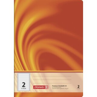 BRUNNEN Vivendi Premium Schulheft A4 Lineatur 2 - 16 Blatt, 90 g/m²
