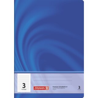 BRUNNEN Vivendi Premium Schulheft A4 Lineatur 3 - 16 Blatt, 90 g/m²