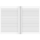 Brunnen Schulheft A4 Premium "Vivendi" Lin.  3 16 Blatt 90g/m²
