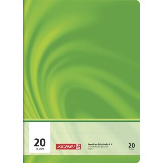 Brunnen Schulheft A4 Premium "Vivendi" Lin. 20 16 Blatt 90g/m² unliniert