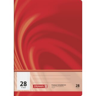 BRUNNEN Vivendi Premium Schulheft A4 Lineatur 28 - 16 Blatt, 90 g/m²