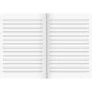 Brunnen Schulheft A5 Premium "Vivendi" Lin. 3 16 Blatt  90g/m²