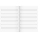 BRUNNEN Notenheft A5 hoch Lineatur 14 - 16 Blatt, 6 Systeme
