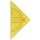 Geometrie-Dreieck 16cm  bruchsicher transparent-gelb