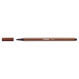 Fasermaler Pen 68 braun, Kappe aufsteckbar, Strichstärke: 1,4 mm, Tinte auf Wasserbasis, geruchsneutral