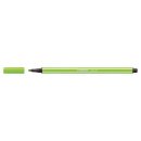 Fasermaler Pen 68 hellgrün, Kappe aufsteckbar,...