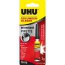 Sekundenkleber UHU blitzschnell Pipette 3 g