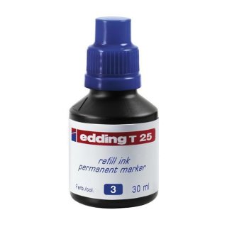 Edding T25 Nachfülltusche  (30ml) , refill ink, permanent  blau