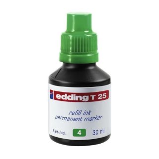 Edding T25 Nachfülltusche  (30ml) , refill ink, permanent  grün
