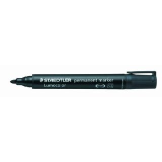 Lumocolor permanent marker. 2 mm Rundspitze, nachfüllbar, schwarz
