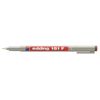 Edding 151 F ohp marker non perman. braun (abwischbar)