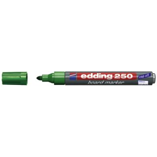 Edding 250 Whiteboardmarker Rundspitze 1,5-3mm, nachfüllbar, grün
