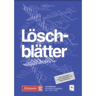 Löschblattblock Löschpapierblock A5 10 Blatt, weiß - dicke Qualität