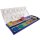 Pelikan Farbkasten 735/K12, 12 Deckfarben, 1 Tube Deckweiß, Mischtöpfe im abnehmbaren Deckel