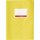 Brunnen Hefthülle A4  mit Namensschild, blickdichte Folie, Fb:10 = gelb