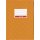 Brunnen Hefthülle A4  mit Namensschild, blickdichte Folie, Fb:40 = orange