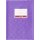 Brunnen Hefthülle A4  mit Namensschild, blickdichte Folie, Fb:60 = violett