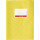 Brunnen Hefthülle A5  mit Namensschild, blickdichte Folie, Fb:10 = gelb