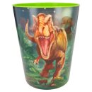 Papierkorb, Blechmülleimer Dino World -braun
