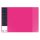 Scheibunterlage VELOCOLOR pink mit seitlichen Taschen, 40x60