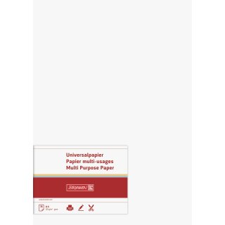 hochwertiges Universalpapier/ Multifunktionspapier, A4, 120g/m² , beidseitig bedruckbar, weiß, VE = 35 Blatt