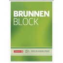 BRUNNEN Briefblock A5 unliniert, 50 Blatt, 70 g/m²