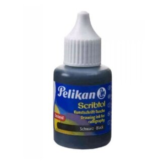 Pelikan SCRIBTOL Kunstschrift-Tusche 518 schwarz 30ml Glas