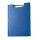 Klemm-Mappe A4 blau mit Deckel und Innentasche, Klemmweite 8mm