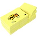 Post-it Notes 653E 38x51mm gelb Block = 100 Blatt