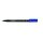 Folienschreiber, 0,4 mm, permanent, nachfüllbar, blau