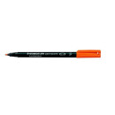 Folienschreiber 0,6mm perm. nachf&uuml;llbar, orange